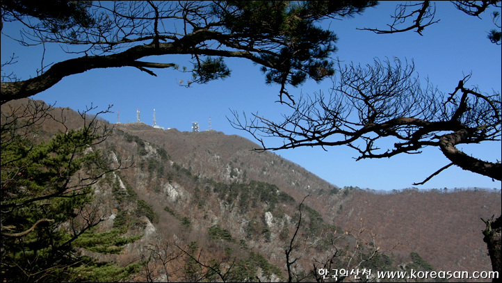 용문산 정상 이미지