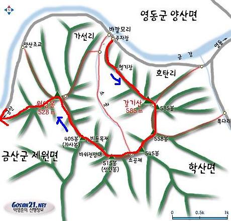 갈기산 이미지