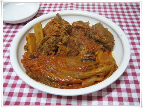 김치등뼈찜